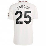 Günstige Fußballtrikots Manchester United Sancho 25 3rd trikot 2023-24 Kurzarm